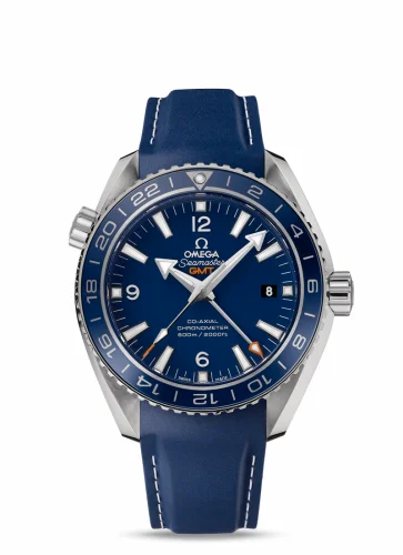 Omega Seamaster Planet Ocean 600M Co-Axial 43.5 GMT Titanium / Blue / Rubber 232.92.44.22.03.001 (23292442203001)